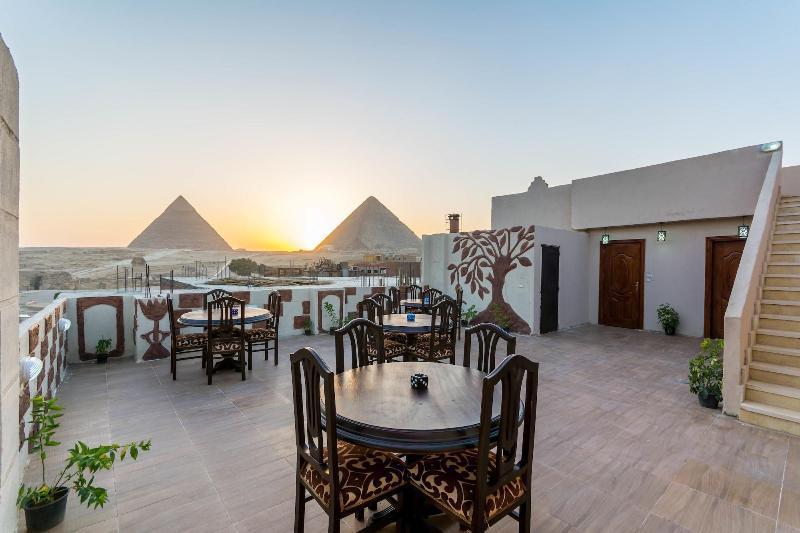 Giza Pyramids Inn Kafrat al Jabal Exterior foto