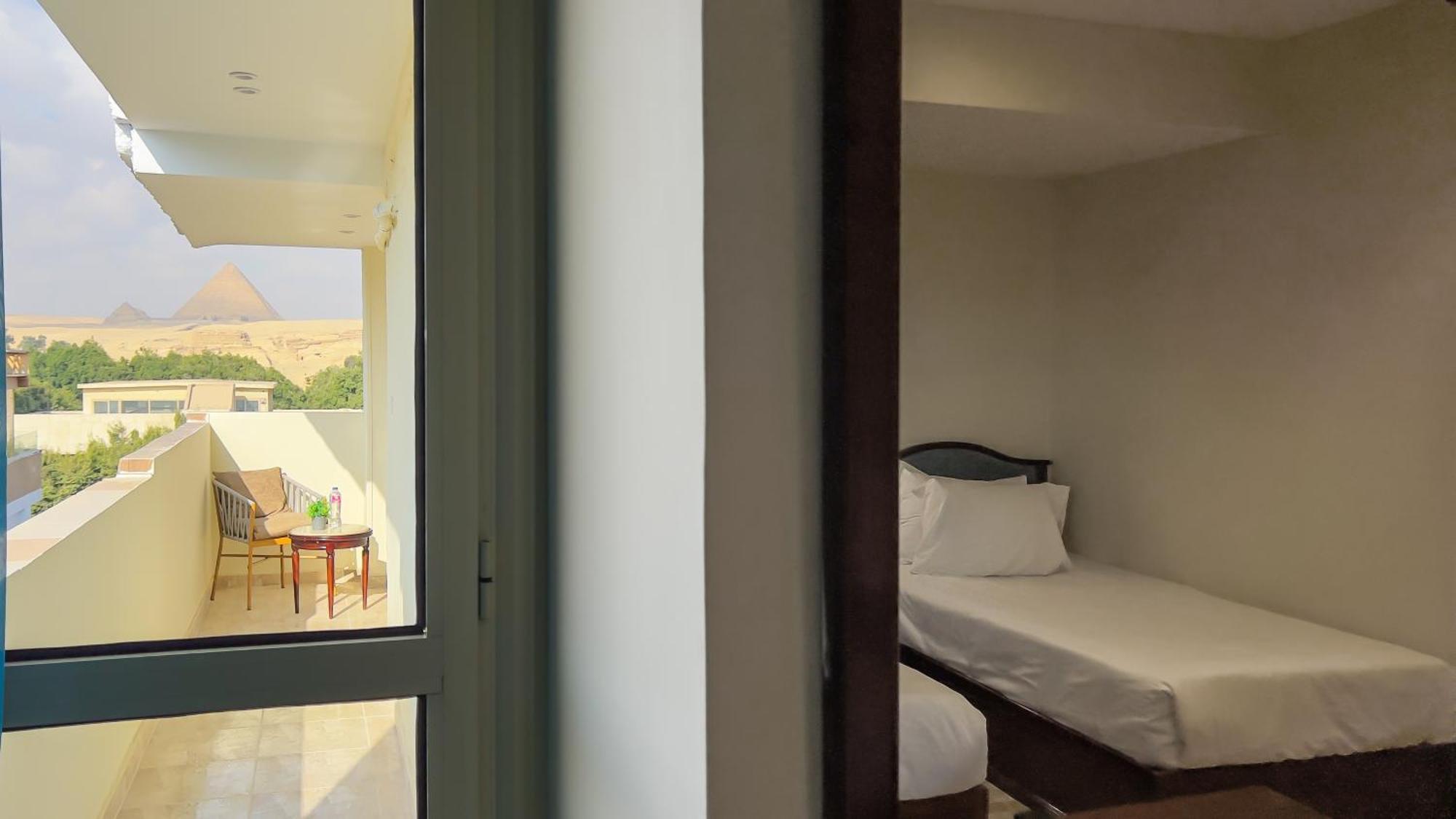 Giza Pyramids Inn Kafrat al Jabal Exterior foto