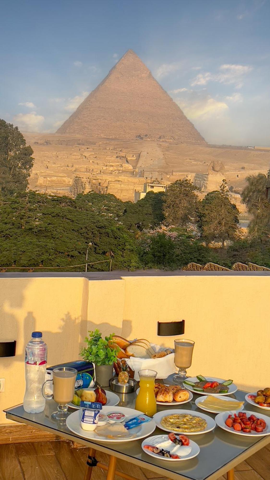 Giza Pyramids Inn Kafrat al Jabal Exterior foto