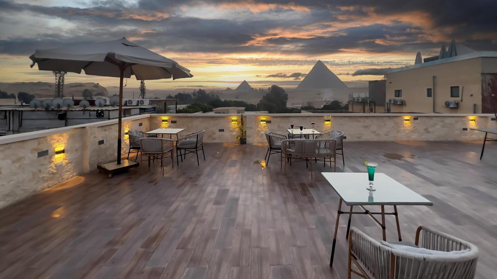 Giza Pyramids Inn Kafrat al Jabal Exterior foto