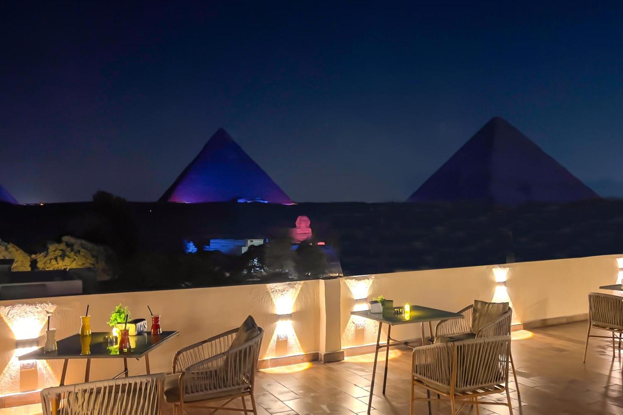 Giza Pyramids Inn Kafrat al Jabal Exterior foto