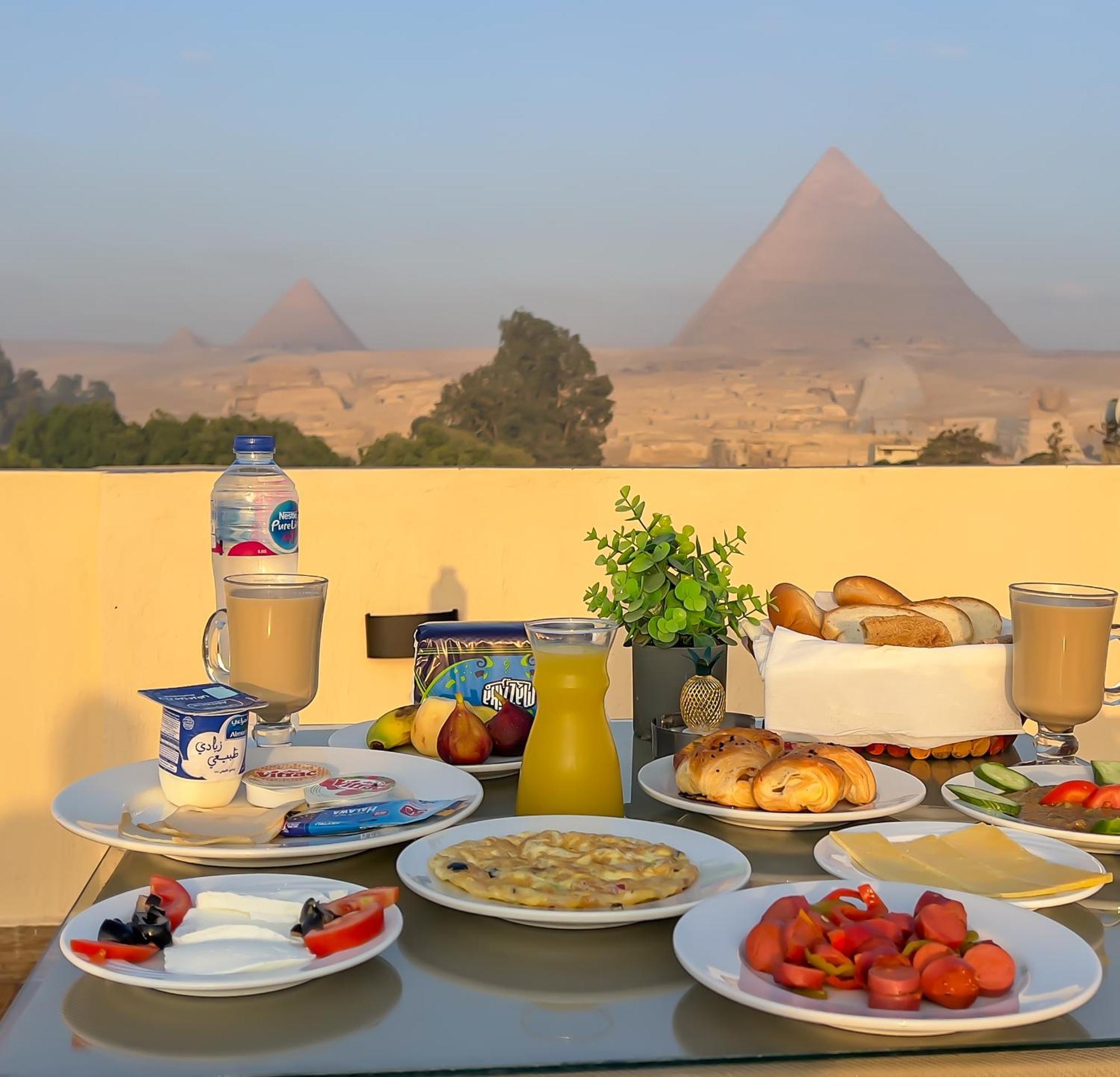 Giza Pyramids Inn Kafrat al Jabal Exterior foto