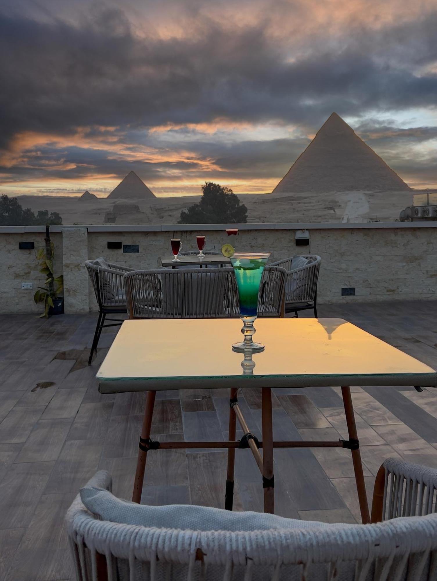 Giza Pyramids Inn Kafrat al Jabal Exterior foto